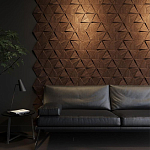 Гипсовая 3D панель с принтографией PM-50 варинант исполнения - 2 | Loft Concept в Краснодаре