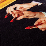 Коврик Seletti Lipstick Black варинант исполнения - 2 | Loft Concept в Краснодаре