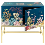 Буфет ручная роспись в морском стиле Cabinet Fondo Marino  варинант исполнения - 3 | Loft Concept в Краснодаре