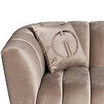 Диван трехместный велюровый серый Island of Comfort варинант исполнения - 2 | Loft Concept в Краснодаре