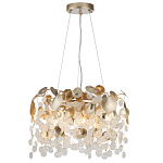 Люстра с декоративными подвесками из прозрачного стекла в форме монеток FAIRYTREE Light варинант исполнения - 3 | Loft Concept в Краснодаре