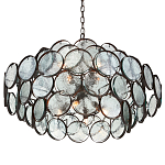 Люстра с каскадом из круглых стеклянных дисков Small Round Sequins варинант исполнения - 2 | Loft Concept в Краснодаре