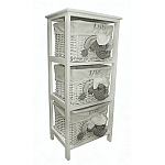 Стеллаж для детской с животными с плетенными корзинами Cute Elephant варинант исполнения - 2 | Loft Concept в Краснодаре