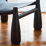 Кресло черно-белое со съемными подушками Celebrity варинант исполнения - 5 | Loft Concept в Краснодаре