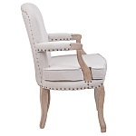 Кресло Aubrey Classical Armchair beige flax варинант исполнения - 2 | Loft Concept в Краснодаре