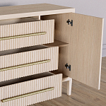 Буфет Primo с тремя ящиками и двумя фасадами Светлый дуб варинант исполнения - 6 | Loft Concept в Краснодаре