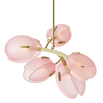 Дизайнерский Светильник Lilly Pink Tulip Lamp розовый плафон  варинант исполнения - 1 | Loft Concept в Краснодаре