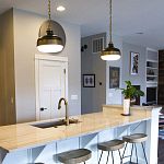 Подвесной светильник с круглым белым плафоном в индустриальном стиле Feiss варинант исполнения - 6 | Loft Concept в Краснодаре