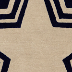 Дизайнерский ковер в виде звезды Poltronova Tappeto Stellina  Navy Blue Grey Rug варинант исполнения - 5 | Loft Concept в Краснодаре