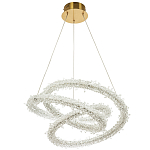 Фигурная люстра украшенная кристаллами из хрусталя Gilbertine Crystals Twisted Chandelier варинант исполнения - 2 | Loft Concept в Краснодаре