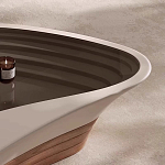 Журнальный столик фигурный со стеклянной столешницей Table Drop варинант исполнения - 4 | Loft Concept в Краснодаре