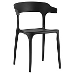 Черный стул из прочного PP-пластика JORIS варинант исполнения - 1 | Loft Concept в Краснодаре