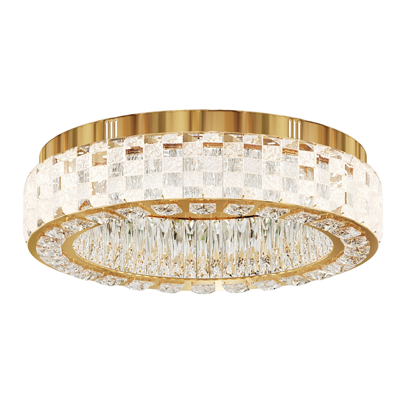 Потолочный светильник Castello 3000К 32Вт Золотой Прозрачный в Краснодаре | Loft Concept 