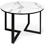 Стол обеденный раздвижной со столешницей белый мрамор Magali варинант исполнения - 1 | Loft Concept в Краснодаре