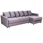 Диван трехместный раскладной Giorgio Sofa серый варинант исполнения - 1 | Loft Concept в Краснодаре
