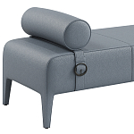 Кушетка Cuba из натуральной кожи с валиком  варинант исполнения - 3 | Loft Concept в Краснодаре