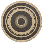 Ковер из комбинированного состава с узором Circles of goodness варинант исполнения - 1 | Loft Concept в Краснодаре