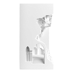 Встраиваемый в стену гипсовый светильник под покраску с эффектом разрушенной стены Antiquity Athena варинант исполнения - 4 | Loft Concept в Краснодаре