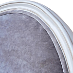 Стул с подлокотниками и круглой спинкой Velor French Seating Chair варинант исполнения - 3 | Loft Concept в Краснодаре