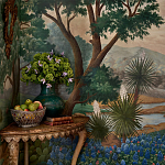 Обои ручная роспись Hill Country Scenic Special Colourway on scenic paper варинант исполнения - 5 | Loft Concept в Краснодаре