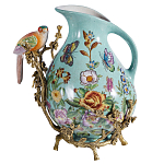 Кувшин с птичкой и  цветочным рисунком Blue Garden варинант исполнения - 1 | Loft Concept в Краснодаре