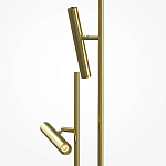 Напольный торшер светодионый золотой Lumen Duo варинант исполнения - 2 | Loft Concept в Краснодаре