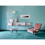 Дизайнерская подвесная полка Gio Ponti D.355.1 - D.355.2 Hanging Bookcase варинант исполнения - 3 | Loft Concept в Краснодаре