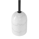 Кофейный столик с круглой чёрной столешницей и мраморным основанием Exquisite Practicality варинант исполнения - 3 | Loft Concept в Краснодаре