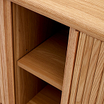 Буфет с 2-мя раздвижными дверцами из ясеневого шпона Toinette варинант исполнения - 3 | Loft Concept в Краснодаре