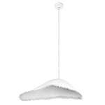 Подвесной светильник с асимметричным волнообразным абажуром и фактурной бахромой по краю Tactile Line варинант исполнения - 4 | Loft Concept в Краснодаре