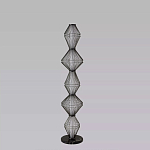 Торшер светодиодный с плетеным металлическим каркасом Metal Interweaving варинант исполнения - 4 | Loft Concept в Краснодаре