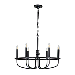 Люстра круглая с 6-ю лампами Kichler варинант исполнения - 8 | Loft Concept в Краснодаре