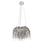 Люстра подвесная круглая с изогнутыми металлическими дугами и ниспадающими цепочками 65 см Atlantis Chain варинант исполнения - 12 | Loft Concept в Краснодаре