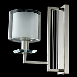 Бра с геометрическим каркасом из металла и цилиндрическим стеклянным плафоном Laurent варинант исполнения - 3 | Loft Concept в Краснодаре