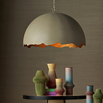 Подвесной светильник в форме купола с сочетанием золотого и оливкового цвета Eggshell варинант исполнения - 3 | Loft Concept в Краснодаре