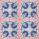 Плитка дизайнерская с узором Экипаж варинант исполнения - 1 | Loft Concept в Краснодаре