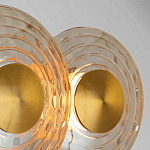 Бра из трех стеклянных фактурных дисков Eyepiece варинант исполнения - 4 | Loft Concept в Краснодаре