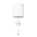 Бра с цилиндрическим тканевым абажуром и регулируемым спотом Pure Cylinder варинант исполнения - 6 | Loft Concept в Краснодаре