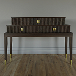 Премиальная Консоль с тремя ящиками Elsa Dreams Walnut варинант исполнения - 3 | Loft Concept в Краснодаре