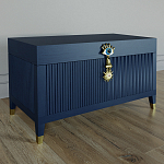 Большой дизайнерский Сундук Elsa Dreams Blue варинант исполнения - 4 | Loft Concept в Краснодаре