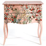 Комод розовый с росписью Цветы L.XV CHEST OF DRAWERS Flowers варинант исполнения - 1 | Loft Concept в Краснодаре
