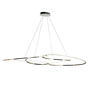 Люстра Adenor Ring Horizontal Chrome Chandelier