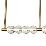 Линейная люстра Celestin Spheres Brass Linear Chandelier варинант исполнения - 2 | Loft Concept в Краснодаре