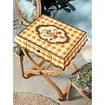 Приставной столик с ящиком в стиле ретро Vintage Rustic Tablecloth варинант исполнения - 7 | Loft Concept в Краснодаре