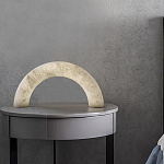 Прикроватная лампа из мрамора в форме дуги Rainbow Light варинант исполнения - 1 | Loft Concept в Краснодаре