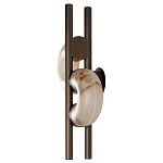 Бра  с фигурным мраморным рассеивателем Spiral of Warm Light варинант исполнения - 9 | Loft Concept в Краснодаре