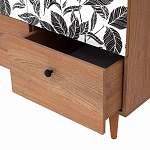 Шкаф с принтом Leaf bouquet варинант исполнения - 3 | Loft Concept в Краснодаре