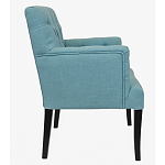 Кресло Addison Chic Armchair blue flax варинант исполнения - 1 | Loft Concept в Краснодаре