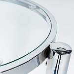 Приставной столик со стеклянной столешницей Deimos варинант исполнения - 2 | Loft Concept в Краснодаре