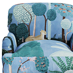 Дизайнерское классической формы на колесиках Trumann Armchair варинант исполнения - 4 | Loft Concept в Краснодаре